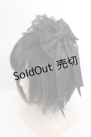 画像: Magical Holic / クロスチャーム円形クリップヘッドドレス  ブラック O-26-03-27-1033-LO-AC-OW-OS