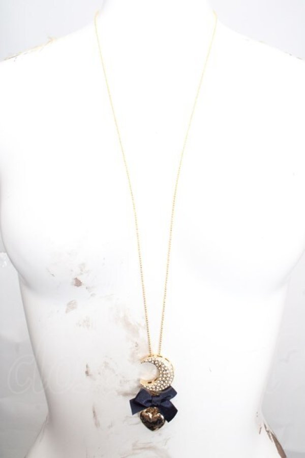 画像2: metamorphose / 三日月ネックレス  ゴールド O-26-03-27-1038-ME-OP-OW-OS (2)