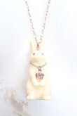 画像1: PUTUMAYO / リアルうさぎネックレス  アイボリー O-26-03-27-1043-PT-AC-OW-OS (1)