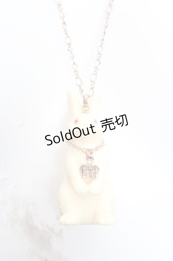 画像1: PUTUMAYO / リアルうさぎネックレス  アイボリー O-26-03-27-1043-PT-AC-OW-OS (1)