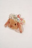 画像1: Enchantlic Enchantilly / Dolled up Ring  お昼寝バニー・ブラウン・顔 O-26-03-27-1045-LO-AC-OW-OS (1)