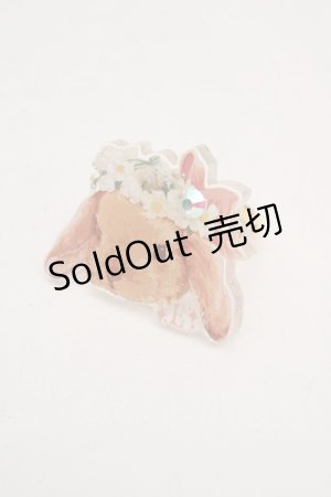 画像: Enchantlic Enchantilly / Dolled up Ring  お昼寝バニー・ブラウン・顔 O-26-03-27-1045-LO-AC-OW-OS