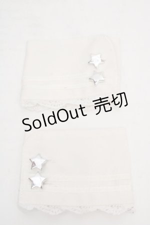 画像: metamorphose / セーラーカフス（星ボタン）  シロ O-26-03-27-1057-ME-ZA-OW-OS