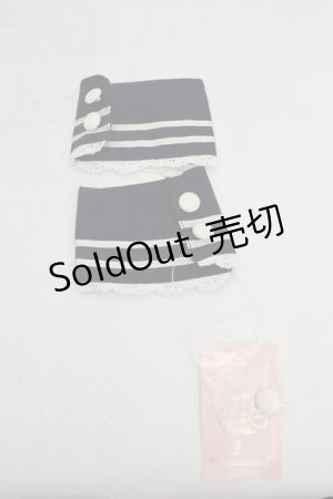 画像: metamorphose / セーラーカフス(イカリ柄ボタン)  ネイビー O-26-03-27-1059-ME-ZA-OW-OS