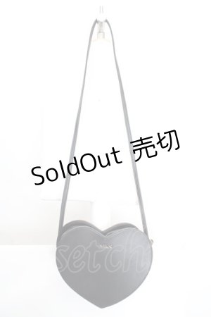 画像: MILK / HeartショルダーBAG  クロ O-26-03-27-1007-ML-BG-IG-OS