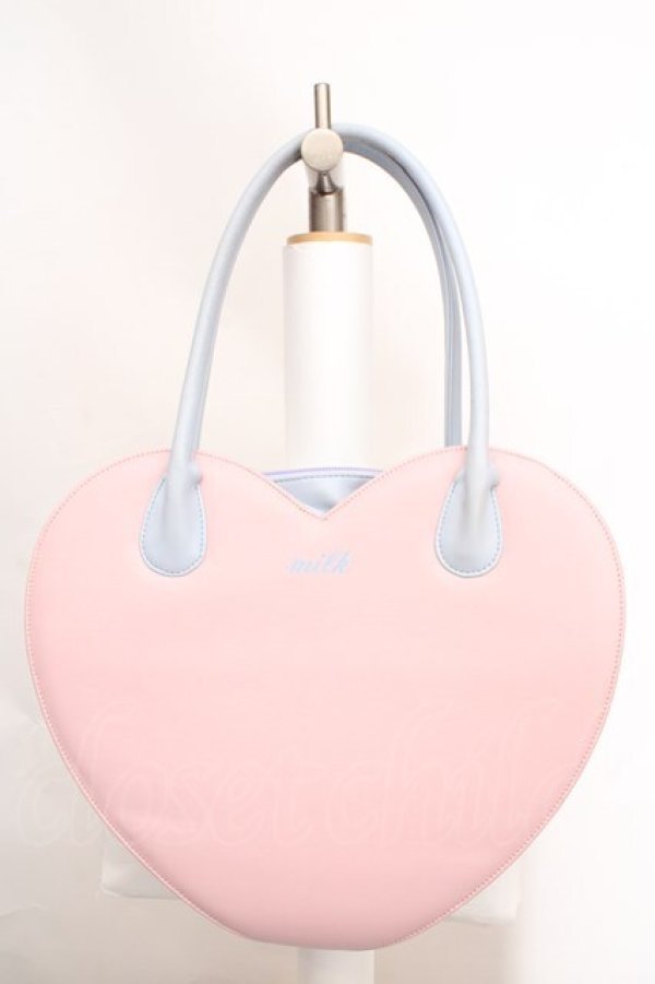 画像1: MILK / Dreamyハートバック  ピンク×サックス×ミント×ラベンダー O-26-03-27-1008-ML-BG-IG-OS (1)