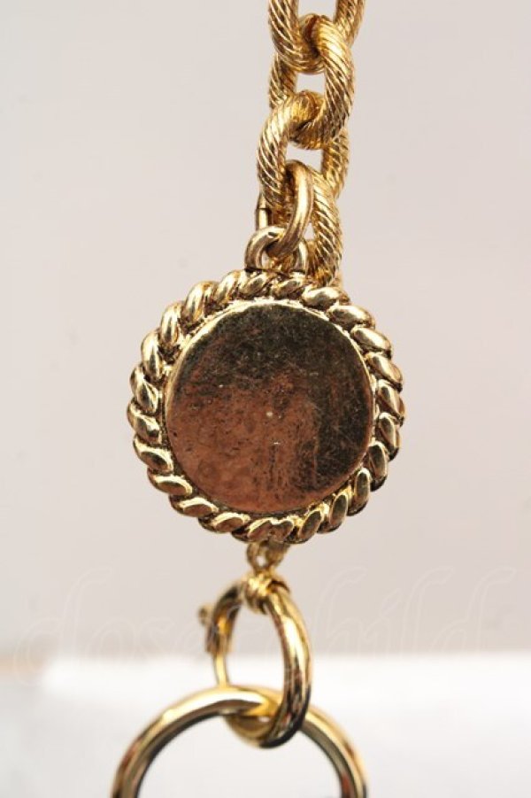 画像4: PINK HOUSE / ゴールドチェーン使いキルティングポシェット  ブルー O-26-03-27-1013-LO-BG-OW-OS (4)