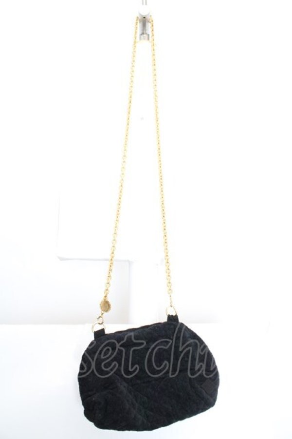 画像5: PINK HOUSE / ゴールドチェーン使いキルティングポシェット  ブルー O-26-03-27-1014-LO-BG-OW-OS (5)