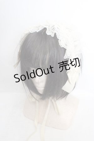 画像: metamorphose / Tea Time レースヘッドドレス  生成り O-26-03-27-1021-ME-AC-IG-OS