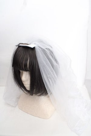 画像: Estrellas / ロングヴェールマルチクリップ  ホワイト O-26-03-27-1022-EL-AC-IG-OS