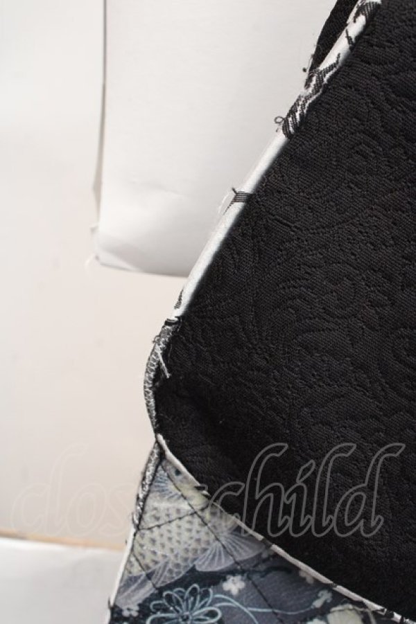 画像3: Qutie Frash / 和柄ショルダーバッグ  ブラック O-26-03-27-1003-QU-BG-IG-OS (3)