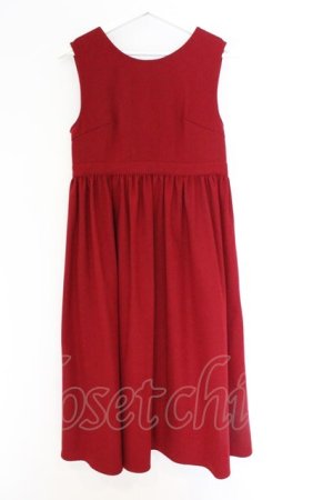 画像: merry jenny / back ribbonワンピース  アカ O-26-03-27-014-LO-OP-IG-OS