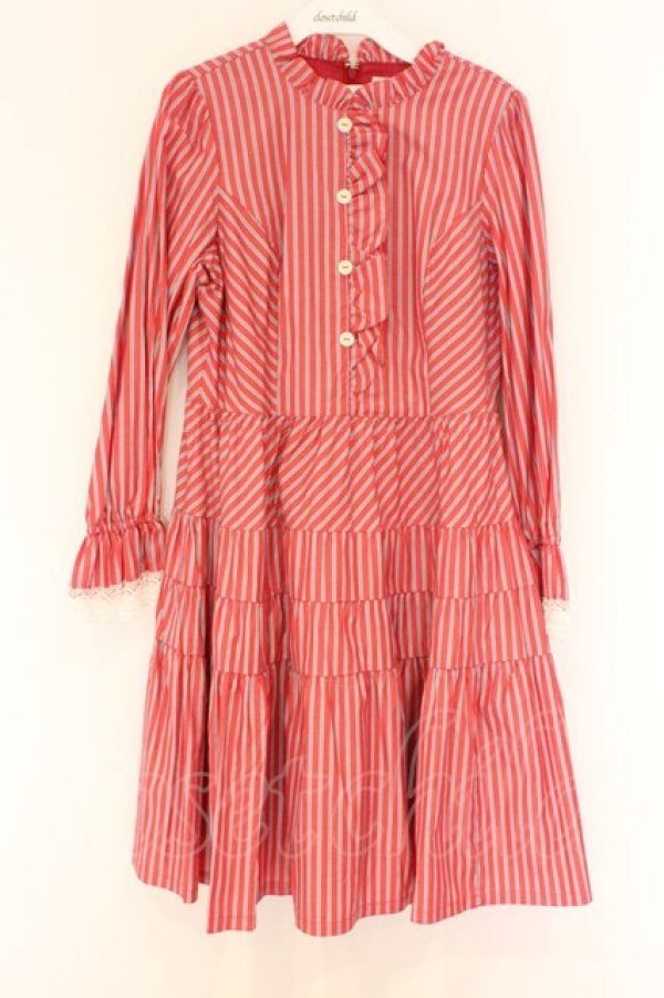 画像1: Emily Temple cute / Berry College ワンピース  アカ O-26-03-27-024-ET-OP-IG-OS (1)