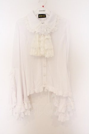 画像: ATELIER PIERROT / ルイーズ ジャボタイ ブラウス  ホワイト O-26-03-27-026-EL-BL-IG-OS