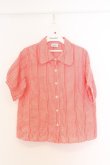 画像1: LEBECCA boutique / 太陽が射すチェックブラウス F アカ O-26-03-27-032-EL-BL-OW-OS (1)