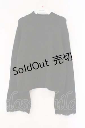 画像: axes femme / フレア袖ハイネックニット F クロ O-26-03-29-034-AX-TO-YM-ZT0401F