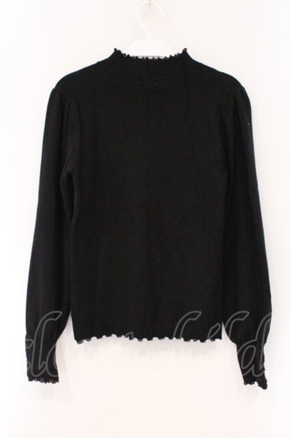 画像3: axes femme / マシンウォッシャプルニット F クロ O-26-03-29-037-AX-TO-YM-OS (3)