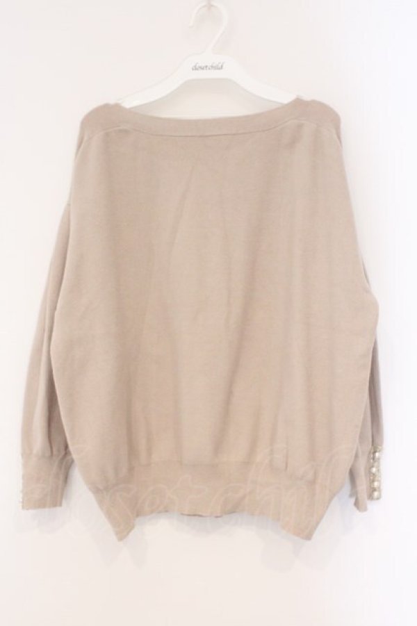 画像1: axes femme / バルーンスリーブニット M ベージュ O-26-03-29-040-AX-TO-YM-OS (1)