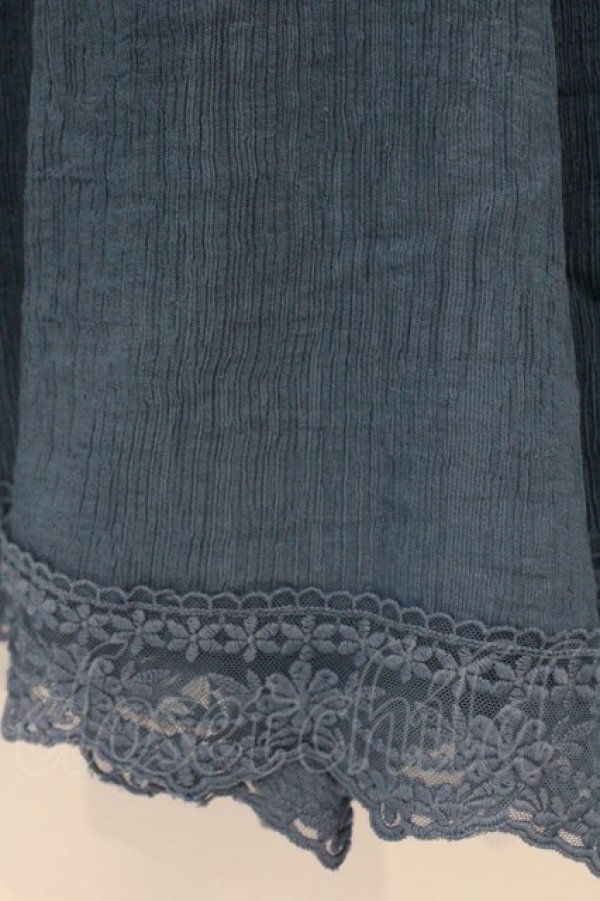 画像2: axes femme / 選べる着丈楊柳ワイドパンツ S ブルー O-26-03-29-049-AX-PA-YM-OS (2)