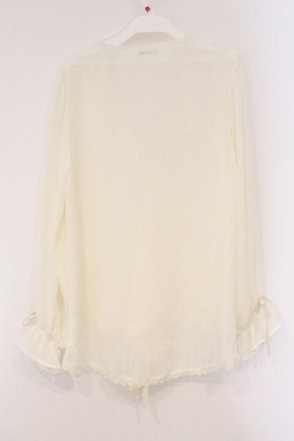 画像3: axes femme / イレヘムシフォンカーデ F アイボリー O-26-03-29-065-AX-TO-YM-OS (3)