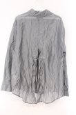 画像3: axes femme / サテンワイドシャツ  ライトグレー O-26-03-29-067-AX-BL-YM-OS (3)
