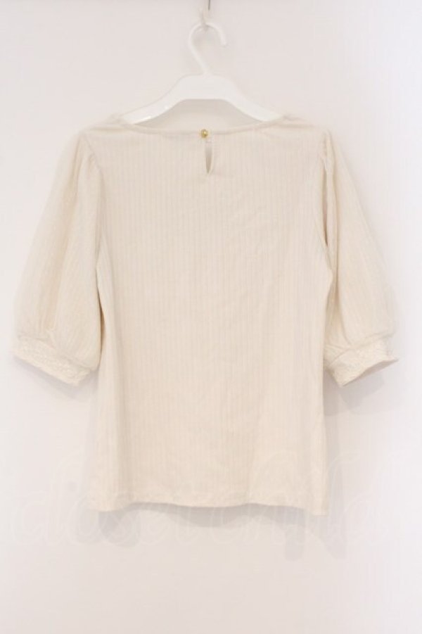 画像3: axes femme / ローズガーデンプルオーバー M シロ O-26-03-29-069-AX-TO-YM-OS (3)