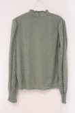 画像3: axes femme / ビジューデザイン総レースプルオーバー F グリーン O-26-03-29-076-AX-TO-YM-OS (3)