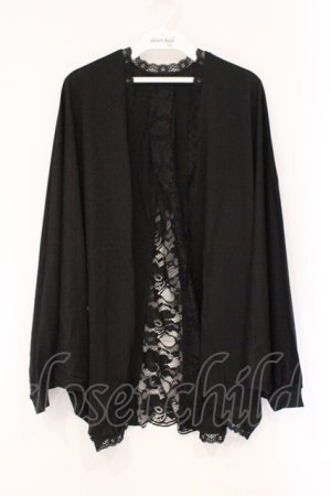 画像: axes femme / UVカットドルマンカーディガン F クロ O-26-03-29-079-AX-TO-YM-OS