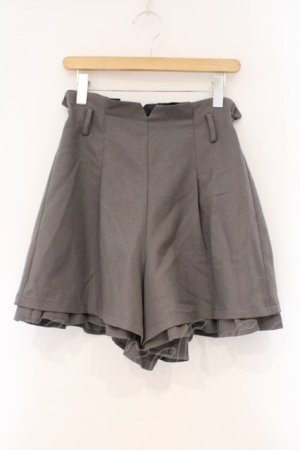 画像: axes femme / タック入りフレアキュロット M グレー O-26-03-29-096-AX-PA-OW-OS