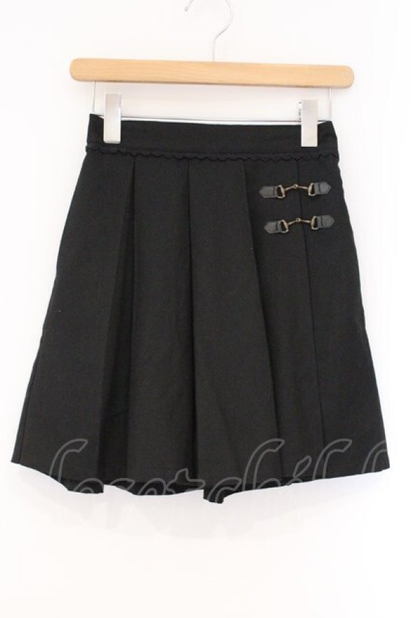 画像1: axes femme / ビットデザインキュロット M クロ O-26-03-29-097-AX-PA-OW-OS (1)