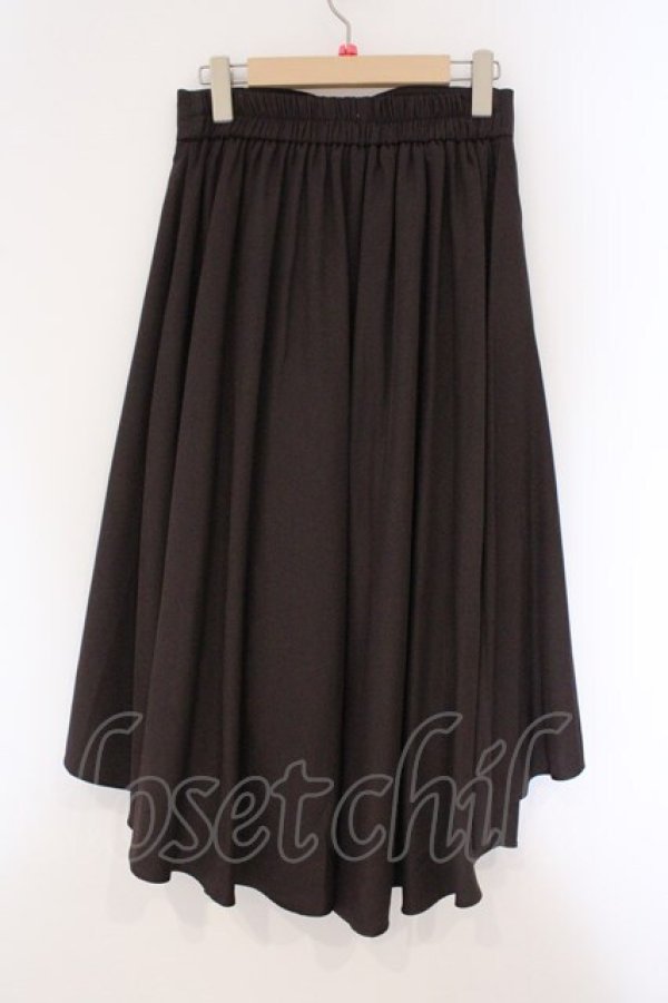 画像3: axes femme / バイカラースカート F ブラウン O-26-03-29-001-AX-SK-YM-OS (3)