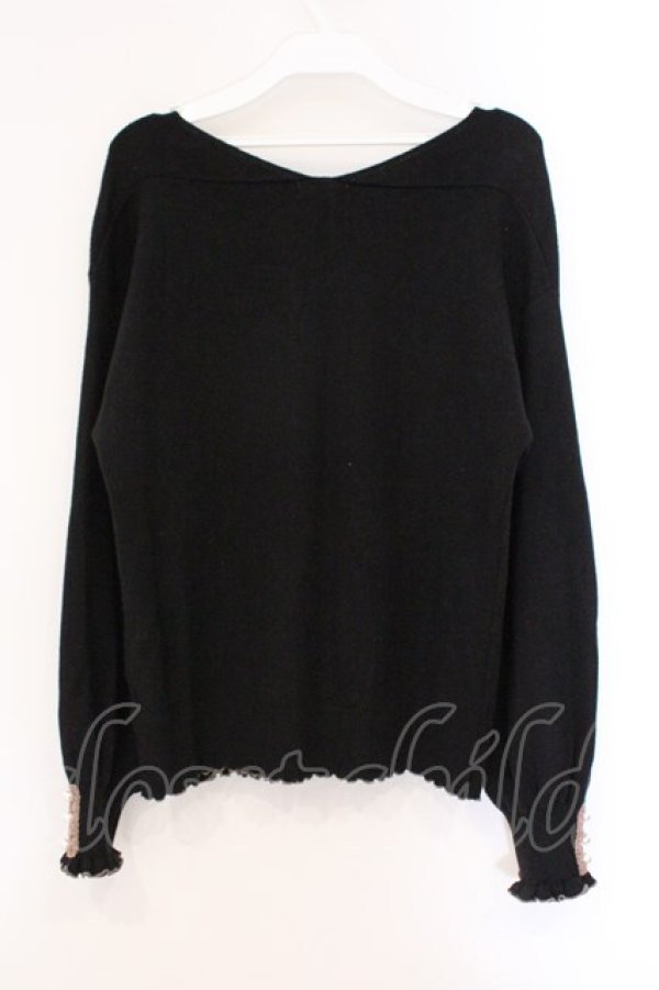 画像3: axes femme / メローウォッシャブルニット F クロ O-26-03-29-011-AX-TO-YM-OS (3)