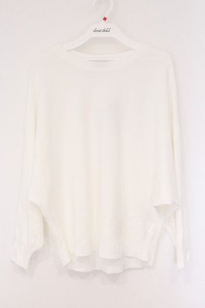 画像: axes femme / ドルマンニットトップス F シロ O-26-03-29-002-AX-TO-YM-OS