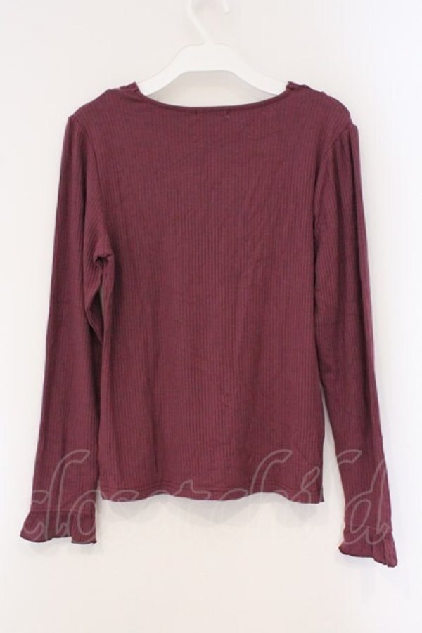 画像3: axes femme / 蝶々レース×ビジューインナー F あずき O-26-03-29-019-AX-TO-YM-OS (3)