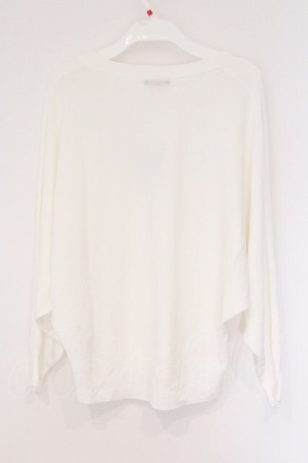 画像3: axes femme / ドルマンニットトップス F シロ O-26-03-29-002-AX-TO-YM-OS (3)