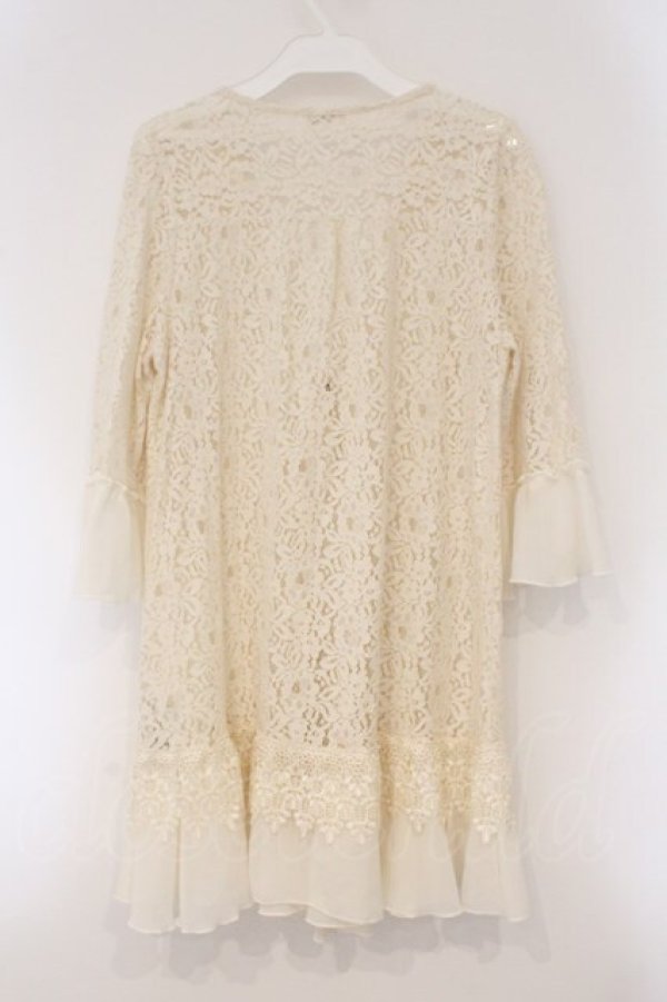 画像3: axes femme / シフォンフリルレースカーディガン M シロ O-26-03-29-021-AX-TO-YM-OS (3)