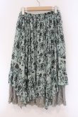 画像3: axes femme / フロッキー総柄スカート M ミント O-26-03-29-029-AX-SK-YM-OS (3)