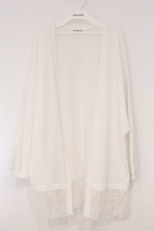 画像1: axes femme / UVカットドルマンカーディガン F シロ O-26-03-29-030-AX-TO-YM-OS (1)