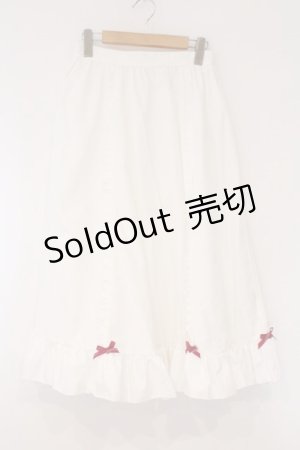 画像: Cherirulu Chocola / MYフリルスカート+エプロン M シロ O-26-03-31-030-GO-SK-OW-OS