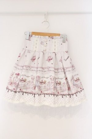 画像: LIZ LISA / Whip Bear Home Cafe柄スカパン 0 ピンク O-26-03-31-032-LO-SK-OW-OS