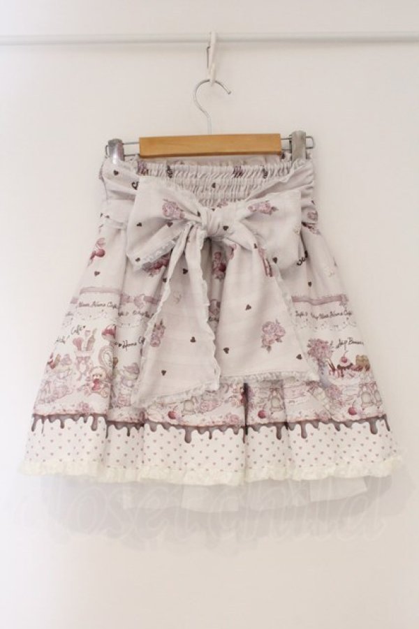 画像4: LIZ LISA / Whip Bear Home Cafe柄スカパン 0 ピンク O-26-03-31-032-LO-SK-OW-OS (4)