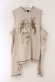画像1: PEACE NOW / アームカバー付きノースリーブカットソー M ベージュ O-26-03-31-038-PU-TO-OW-OS (1)