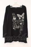 画像1: PEACE NOW / バタフライラメプリントカットワンピース M ブラック O-26-03-31-039-PU-OP-OW-OS (1)