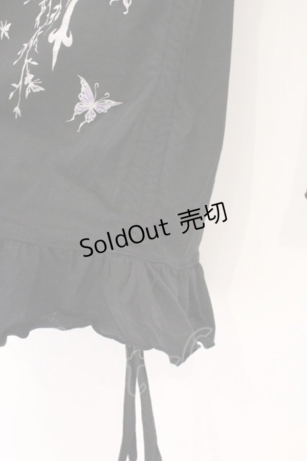 画像3: BPN / サイドドロストフリルカットカーディガン M ブラック O-26-03-31-040-GO-TO-OW-OS (3)