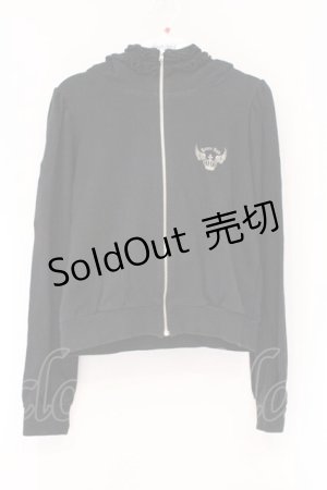 画像: PEACE NOW / ウイングクラウン刺繍ZIPパーカー M ブラック O-26-03-31-042-PU-TO-OW-OS