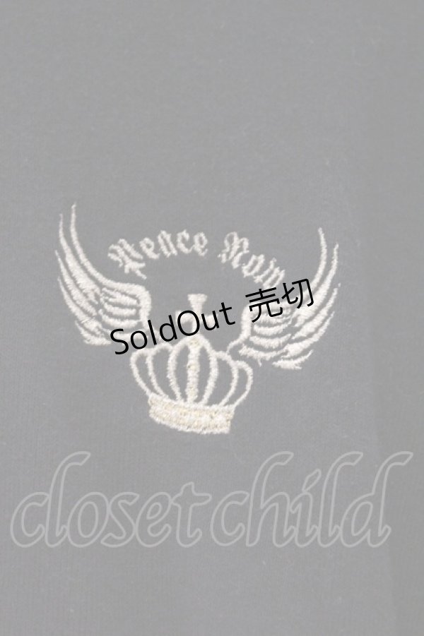 画像2: PEACE NOW / ウイングクラウン刺繍ZIPパーカー M ブラック O-26-03-31-042-PU-TO-OW-OS (2)