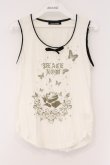 画像1: PEACE NOW / ローズプリントタンクトップ M オフホワイト O-26-03-31-043-PU-TO-OW-OS (1)