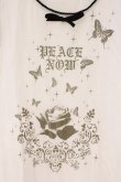 画像2: PEACE NOW / ローズプリントタンクトップ M オフホワイト O-26-03-31-043-PU-TO-OW-OS (2)