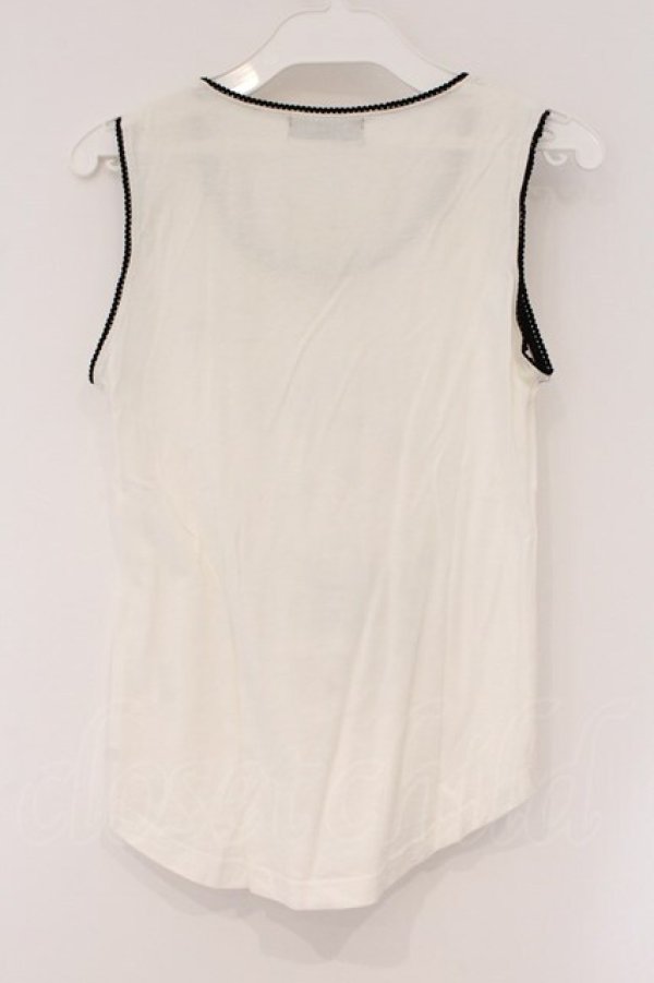 画像3: PEACE NOW / ローズプリントタンクトップ M オフホワイト O-26-03-31-043-PU-TO-OW-OS (3)