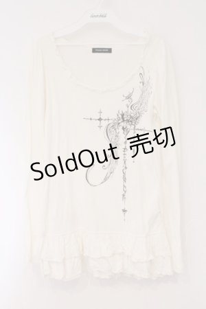 画像: PEACE NOW / ウィングクロスptカットソー M オフホワイト O-26-03-31-044-PU-TO-OW-OS